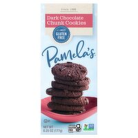 Pamela's Gluten Free Dark Chocolate Chunk Cookies, 6.25 oz