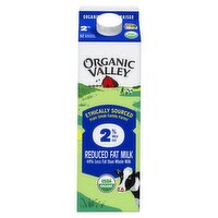 Organic Valley 2% Reduced Fat Milk, one quart