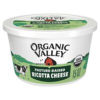 Organic Valley Ricotta Cheese, 15 oz