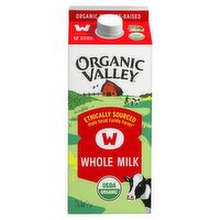 Organic Valley Whole Milk, half gallon