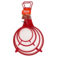 Imusa Plastic Strainer Set, 4 count