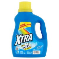 Xtra Crystal Clean Plus Oxi Clean Stain Fighters Laundry Detergent, 36 loads, 56 fl oz, 56 Fluid ounce