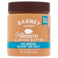 Barney Butter Bare Smooth Almond Butter, 10 oz, 10 Ounce