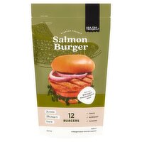 Sea For Yourself Salmon Burger, 4 oz, 12 count, 48 Ounce