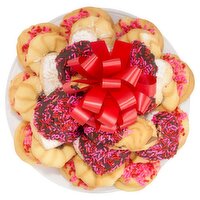 Valentine's Crystal Cookie Platter, 32 Ounce