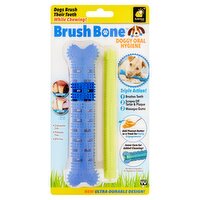 BulbHead Brush Bone Doggy Oral Hygiene Dog Toy, 1 Each