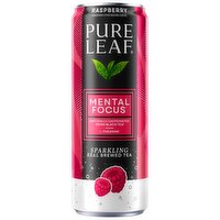 Pure Leaf Sparkling Real Brewed Tea Raspberry 12 Fl Oz