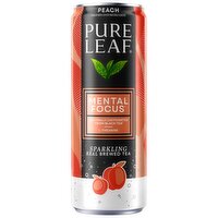 Pure Leaf Sparkling Real Brewed Tea Peach 12 Fl Oz