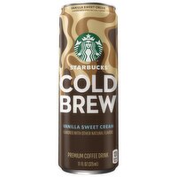 Starbucks Cold Brew Premium Coffee Drink Vanilla Sweet Cream 11 Fl Oz