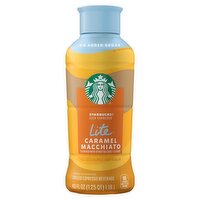Starbucks Iced Espresso Lite Caramel Macchiato Chilled Espresso Beverage, 40 fl oz, 40 Fluid ounce