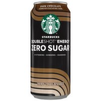 Starbucks Doubleshot Zero Sugar Energy Coffee Beverage Dark Chocolate 15 Fl Oz