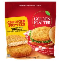 Golden Platter Chicken Patties, 24 oz