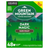 Green Mountain Coffee Roasters Dark Magic Dark Roast Coffee K-Cup Pods Value Pack, 0.40 oz, 48 count