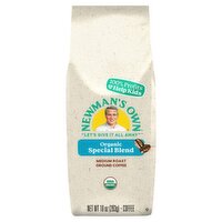 Newman's Own Organics Special Blend Medium Roast Ground Coffee, 10 oz