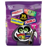 Ferrero Baby Ruth, Tic Tac, Butterfinger and Crunch Assorted Candy, 70 pieces, 25.4 oz