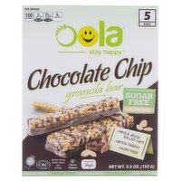 Oola Chocolate Chip Granola Bar, 5 count, 5.5 oz