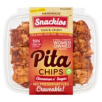 Snackios Cinnamon n' Sugar Pita Chips, 6 oz