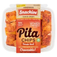 Snackios Tomato Basil Pita Chips, 6 oz