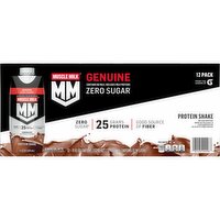 Muscle Milk Genuine Non-Dairy Protein Shake Chocolate Artificially Flavored 11 Fl Oz 12 Count Carton