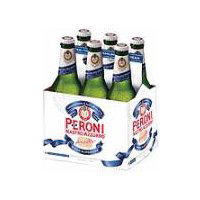 Peroni Nastro Azzurro 6 Pack - Glass 12 oz Bottles, 67.2 fl oz, 67.2 Fluid ounce