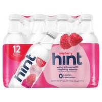 Hint Water Infused with Raspberry Essence, 16 fl oz, 12 count