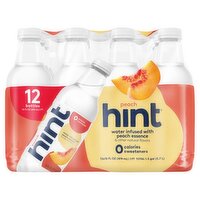 Hint Water Infused with Peach Essence, 16 fl oz, 12 count