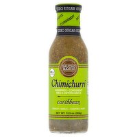 Gaucho Ranch Caribbean Chimichurri Marinade-Condiment BBQ & Dipping Sauce, 12.5 oz