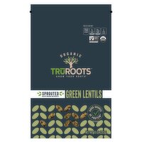 TrūRoots Organic Green Lentils, 10 oz