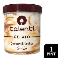 Talenti Caramel Cookie Crunch Gelato, 1 pint