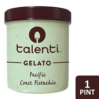 Talenti Gelato Pacific Coast Pistachio, one pint