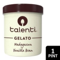 Talenti Madagascan Vanilla Bean Gelato, one pint