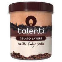 Talenti Gelato Layers Vanilla Fudge Cookie 303.3g, 10.7 Ounce