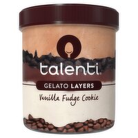 Talenti Gelato Layers Vanilla Fudge Cookie, 10.7 oz