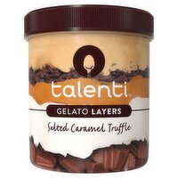 Talenti Gelato Layers Salted Caramel Truffle 1 pint, 11.4 Ounce