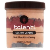 Talenti Dark Chocolate Cherry Gelato Layers, 11.4 oz