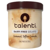 Talenti Caramel Toffee Crunch Dairy-Free Gelato, 1 pint, 1 Pint