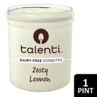 Talenti Zesty Lemon Dairy-Free Sorbetto, 1 pint