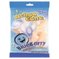 Ricky Joy Mellow Cone Blueberry Jelly Filled Marshmallow Cones, 3.53 oz