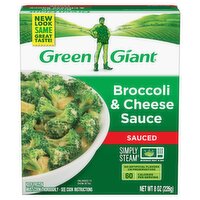 Green Giant Simply Steam Sauced Broccoli & Cheese Sauce, 8 oz, 8 Ounce