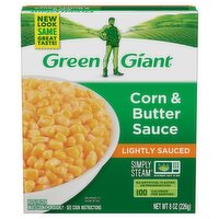 Green Giant Simply Steam Lightly Sauced Corn & Butter Sauce, 8 oz, 8 Ounce