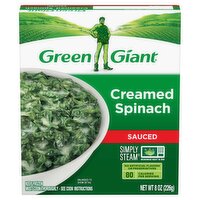 Green Giant Simply Steam Sauced Creamed Spinach, 8 oz, 8 Ounce