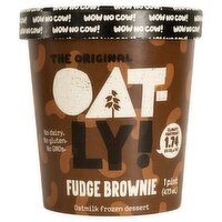Oatly! The Original Fudge Brownie Oatmilk Frozen Dessert, 1 pint