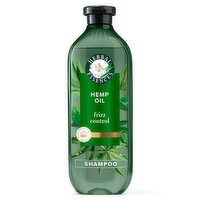 Herbal Essences Hemp Oil Sulfate Free Shampoo, Frizz Control, 13.5 fl oz, with Certified Camellia O