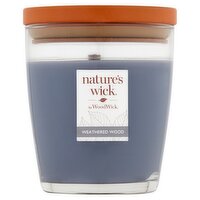 WoodWick Nature's Wick Weathered Wood Candle, 10 oz