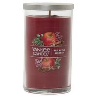 Yankee Candle Red Apple Wreath Candle, 14.25