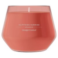 Yankee Candle Cliffside Sunrise Candle with Essential Oils, 10 oz