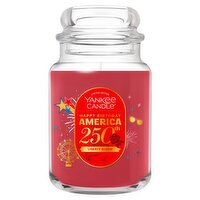Yankee Candle Happy Birthday America 250th Liberty Bloom Candle Limited Edition, 22 oz, 22 Ounce