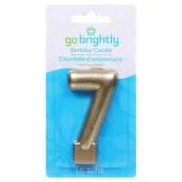 Go Brightly 7 Birthday Candle