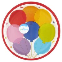 Go Brightly Rainbow Celebration Plates, 8 count, 8 Each