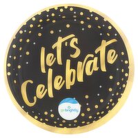 Go Brightly Confetti Wishes Plates, 8 count